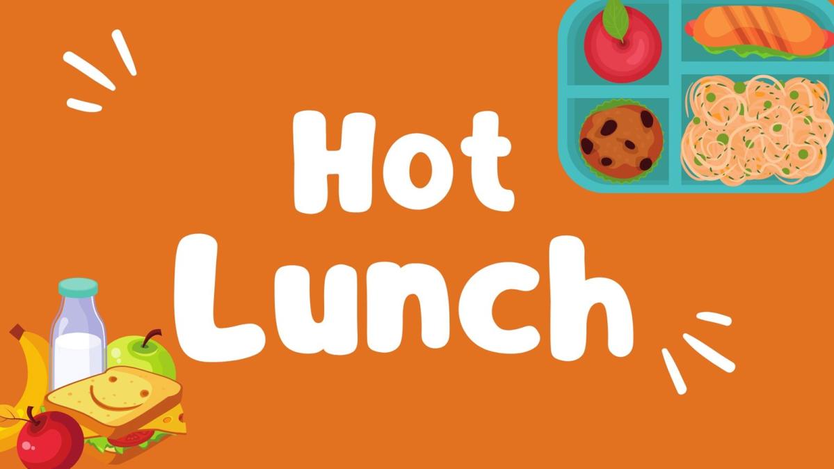 Hot Lunch Text with Meals