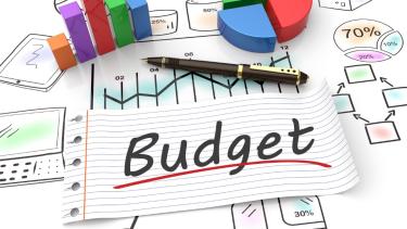 Budget Picture with Graphs, Calculator, etc.