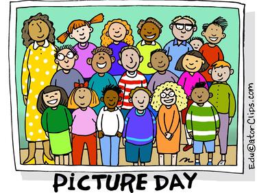 Cartoon People Posing for Group Picture