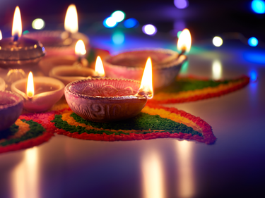 Diwali candles