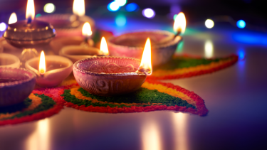 Diwali candles