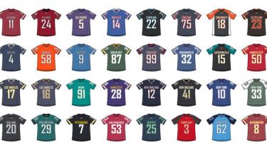 32 different jerseys