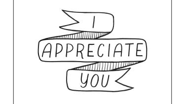 I Appreciate You Banner