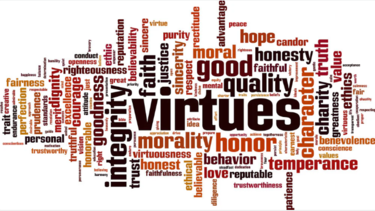 A group of different virtues