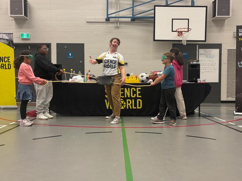 Our Royals had an exciting opportunity to explore the science behind sports with Science World! Through hands-on activities and engaging presentations, they discovered how physics, biology, and technology play a role in athletic performance. They also learned about a variety of careers from sports medicine and biomechanics to engineering and kinesiology. It was a fun and inspiring way to see how science can shape their future!